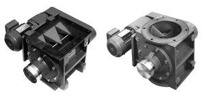 pneumatic conveying rotary valve / round-flange / explosion-proof