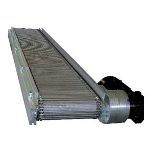 wire mesh conveyor / horizontal / mesh belt