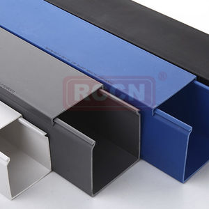 cabling trunking / PVC / rigid / fire-resistant
