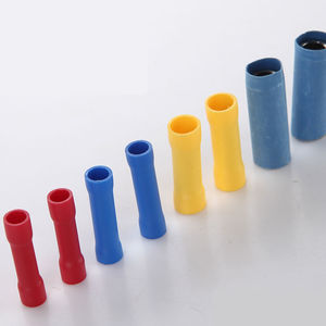 crimp solderless terminal / tubular / insulated / copper
