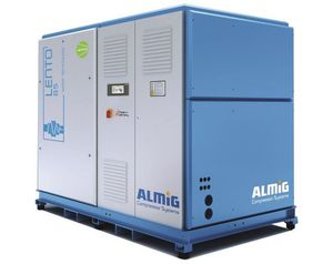 air compressor / stationary / electrically-powered / screw