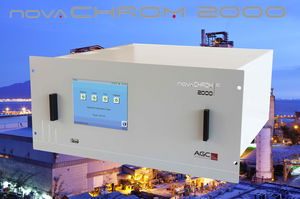 gas chromatograph / for argon impurity analysis / 19" rack