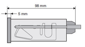 temperature indicator / digital / panel-mount