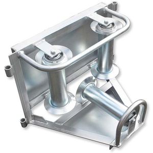 guide roller / steel / for cables / ball bearing