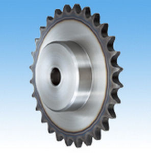 straight-toothed sprocket wheel / for chain / hub