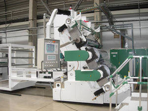 flat-film extrusion line / film / multilayer / for PP
