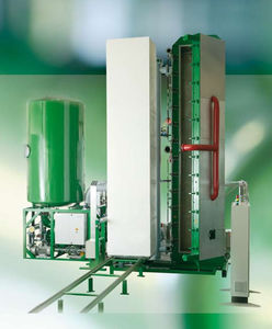particle foam molding machine / for expanded polystyrene / EPS block / high-efficiency