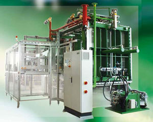 particle foam molding machine / for expanded polypropylene / for expanded polystyrene / with insert