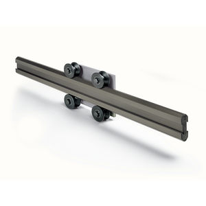 skate wheel linear guide / for heavy loads / aluminum / high-performance