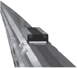 linear actuator / pneumatic / double-acting / rodless