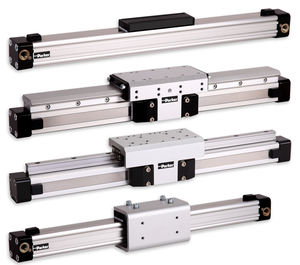 pneumatic cylinder / rodless / double-acting