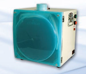 bag dust collector / pneumatic backblowing / low-pressure / compact