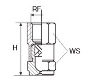 spraying nozzle / full-cone / for liquids / stainless steel