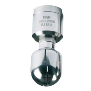 washing nozzle / straight jet / for liquids / stainless steel