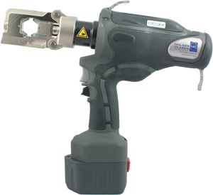 hydraulic crimping tool / for cable lugs / battery-operated