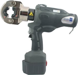 hydraulic crimping tool / for cable lugs / battery-operated