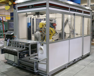 robotic finishing cell / polishing / for orthopedic implants