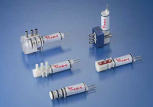 3-way solenoid valve / for oxygen / compact / switching