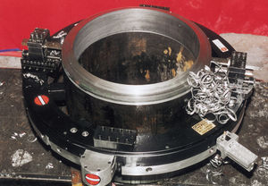 manually-controlled cutting machine / beveling / for pipe ends