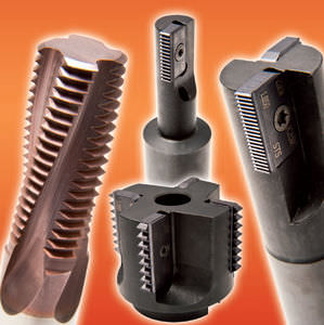 shell-end milling cutter / insert / thread