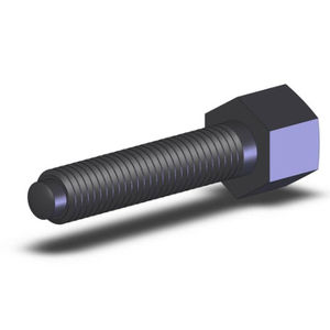 screw with hexagonal head / hex socket / steel / alloy