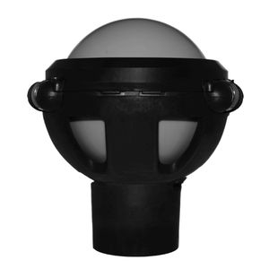 fixed caster / threaded stud / spherical / plastic