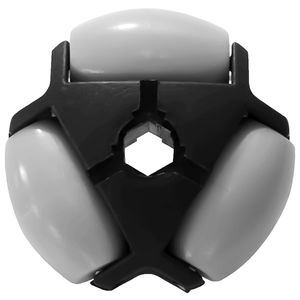 monobloc wheel / polyamide / for conveyors