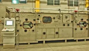 continuous washing machine / process