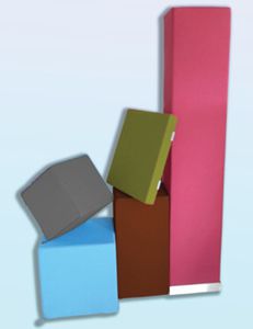 acoustic panel / decorative / multilayer / melamine