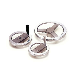 operating handwheel / spoked / aluminum