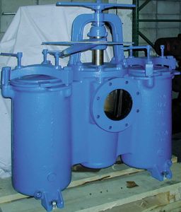strainer filtration unit / for liquids / basket