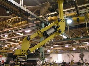 pneumatic manipulator / with hoist / for pantographs / hanging