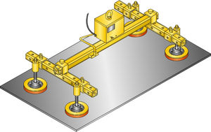 sheet metal vacuum lifting device / pneumatic / H-shaped