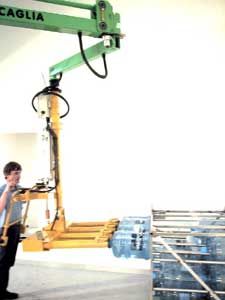 pneumatic manipulator / with gripping tool / positioning / loading