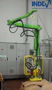 pneumatic manipulator / with gripping tool / load / rope