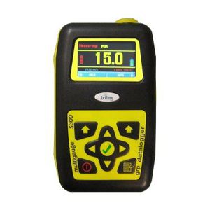metal thickness gauge / ultrasonic / portable / with data logger