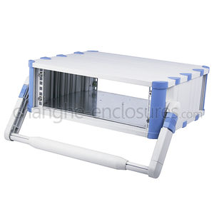 desktop computer enclosure / rectangular / aluminum / custom