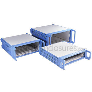 desktop computer enclosure / rectangular / aluminum / custom