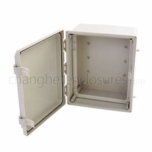 wall-mount enclosure / plastic / with hinged door / IP65