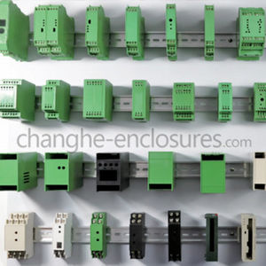 DIN rail enclosure / modular / ABS / PLC