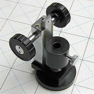 desk foot / metal / adjustable / anchorable