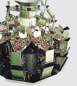 multihead weighing machine / with central feed / for bulk materials