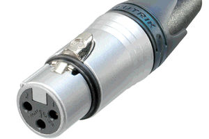 electrical power supply connector / XLR / circular / bayonet