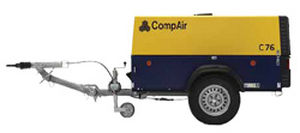 air compressor / mobile / diesel engine / screw