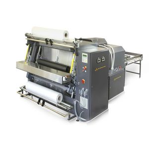 automatic sleeve wrapping machine / for rolls / with shrink tunnel