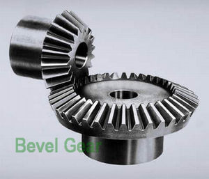 bevel gear / straight-toothed / flange