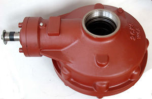manual valve actuator / rotary / bevel gear / double-acting