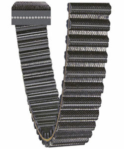 synchronous transmission belt / rubber / double-sided