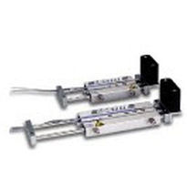 ball bearing linear slide / pneumatic / double