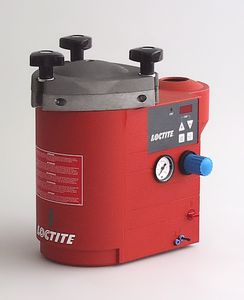 adhesive dispensing system / liquid / volumetric / pneumatic